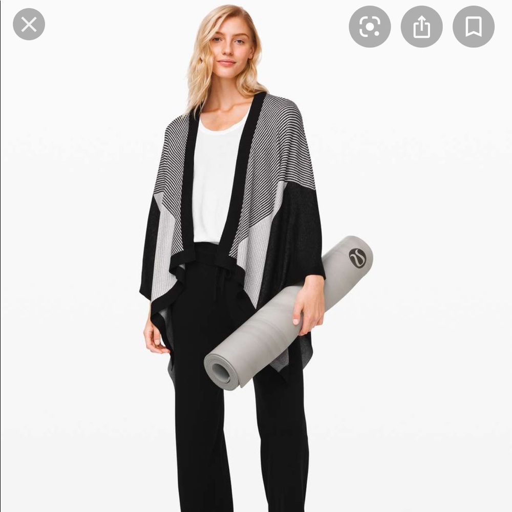 lululemon Here For Serenity Wrap Sweater Poncho